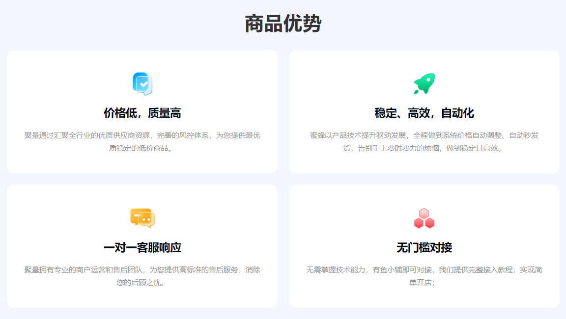 权益分销一手源头直供流程